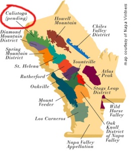 Calistoga map